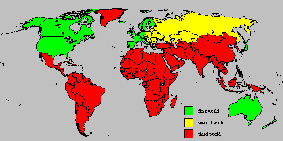 Why is every first world country white?