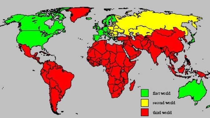 Why is every first world country white?