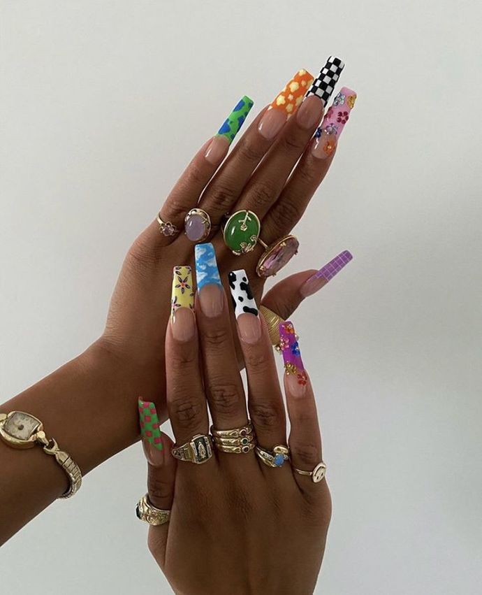 You can use these nails as an ice cream scoop