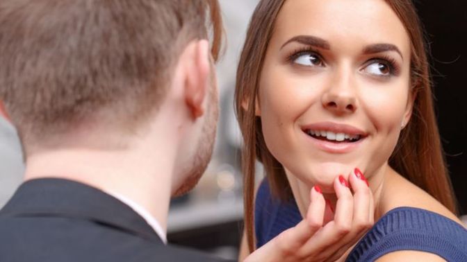 Why do girls giggle a lot when flirting, trying to be sexy orinteracting with a guy they like?