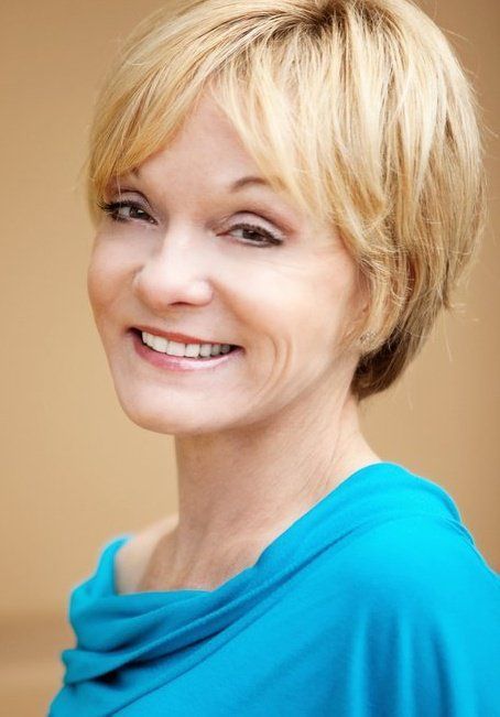 Pixie cut flatters Rigby.