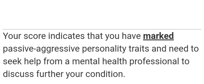Are you passive-agressive (take the test)?