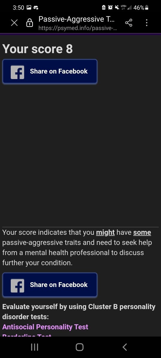 Are you passive-agressive (take the test)?