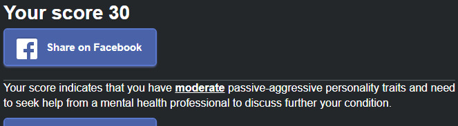 Are you passive-agressive (take the test)?