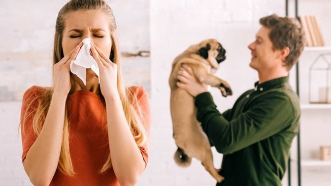 Would you be with someone who owns a pet that you're allergic to?