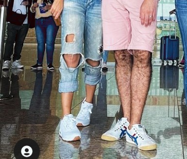 Too much hairy legs on a man?