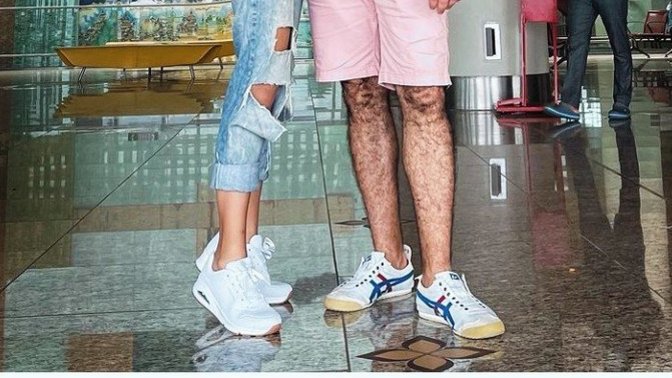 Too much hairy legs on a man?