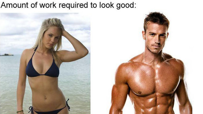Do you think women physically judge men harshly?