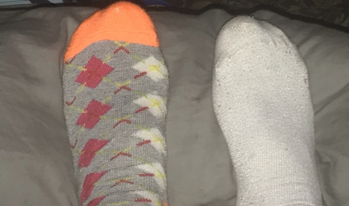 Do you always wear matching socks?
