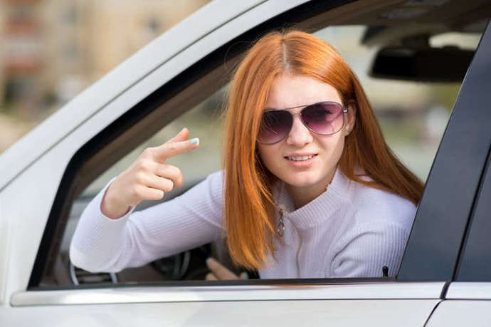 Which gender are the rudest drivers?