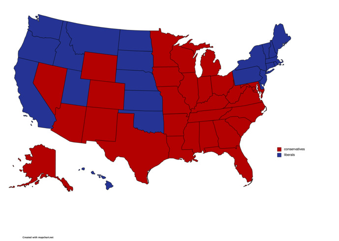 What would happen if the USA become two countries?