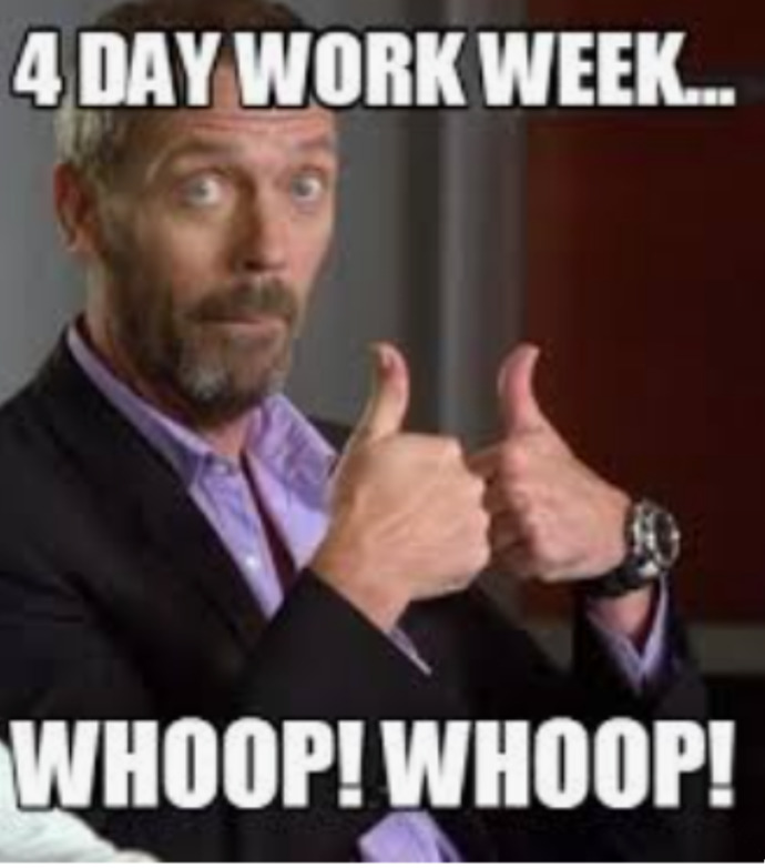 Would you rather work longer hours for  less days or shorter hours for more days ?