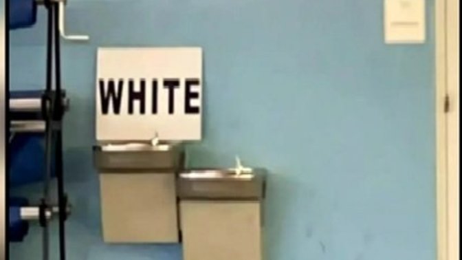 Do you believe that this sign was intentionally placed or was is a sign of intimidation, or some other form of discrimination brewing?
