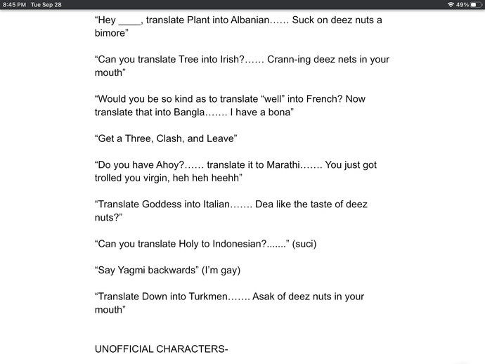 Is there any specific type of pickup lines that work on you?