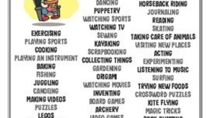 Ladies and Gentlemen, I wonder for your future woman or man do you want your partner to have any specific hobbies?