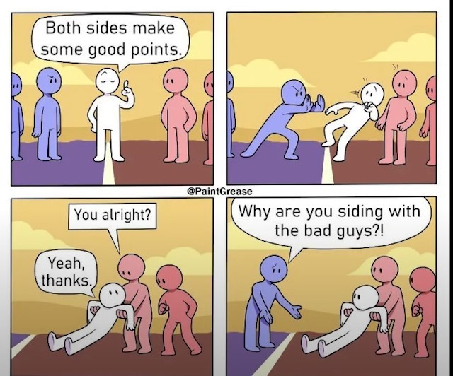 Would you agree that this political meme perfectly describes the Western Left (especially the American Left) in a nutshell?