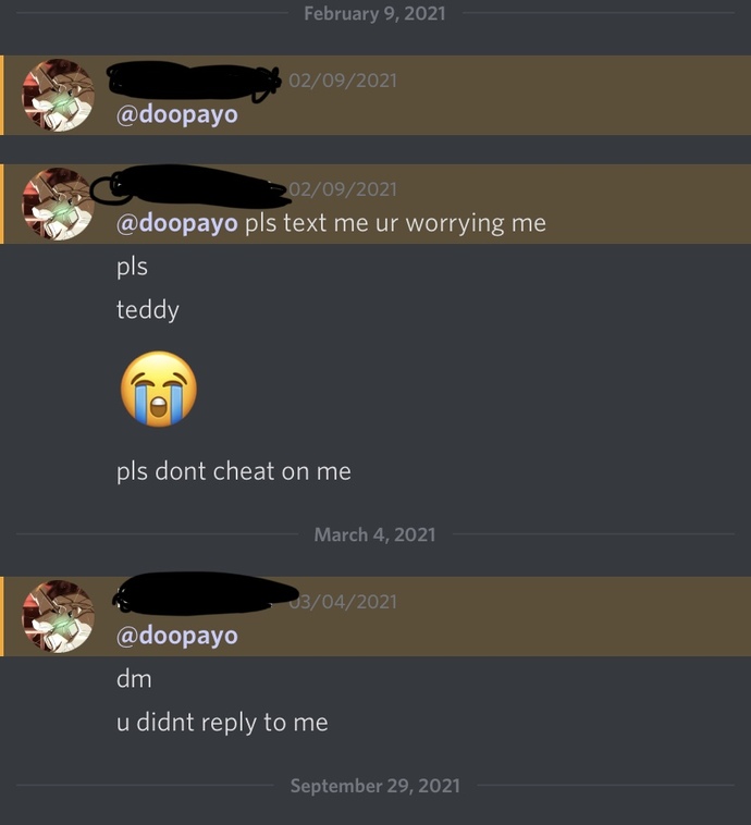 Why is this person still texting me, when I ghosted them a year ago?