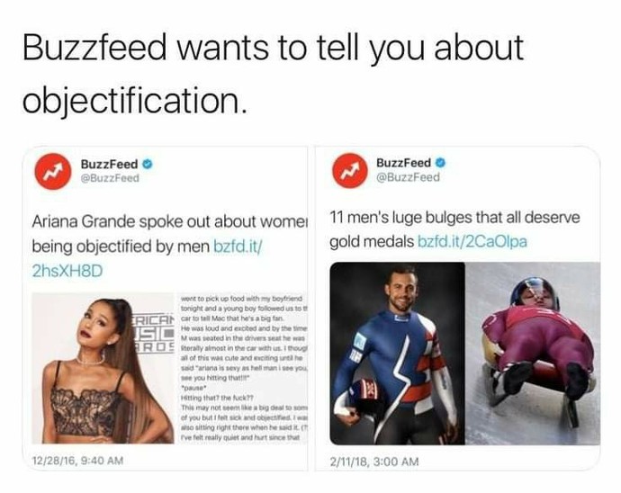 Who all thinks the dont objectify women crowd are hypocrites?