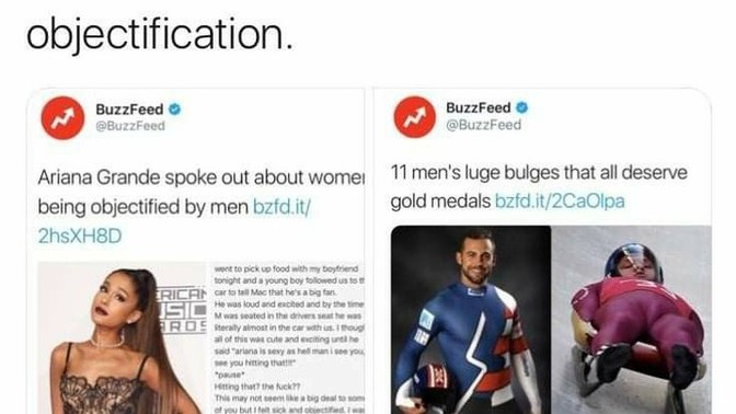 Who all thinks the "don't objectify women" crowd are hypocrites?