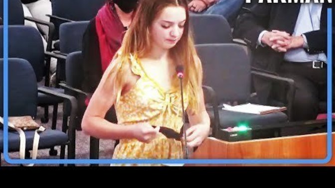 Would you call it child abuse to have your child quote Hitler in a school board meeting?