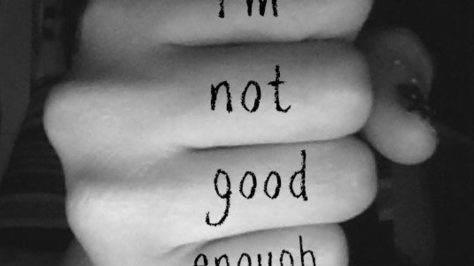 Do you live under a self fulfilling prophecy that you aren't good enough?