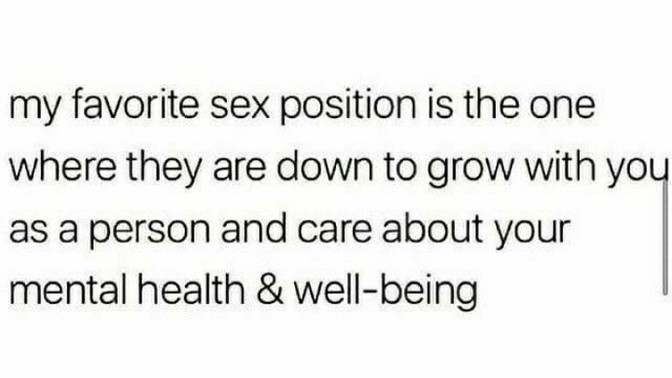Is this your favorite sex position?