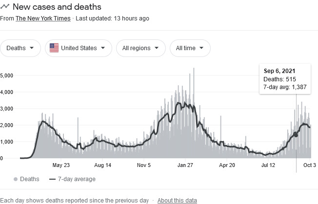 American Liberals, this is for you. 98.2% of people who have gotten Covid-19 have survived the disease, why continue bugging other people about Covid?