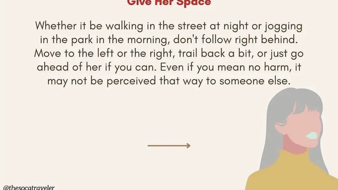 “9 Ways Men Can Help Protect Women in Public” Your thoughts?