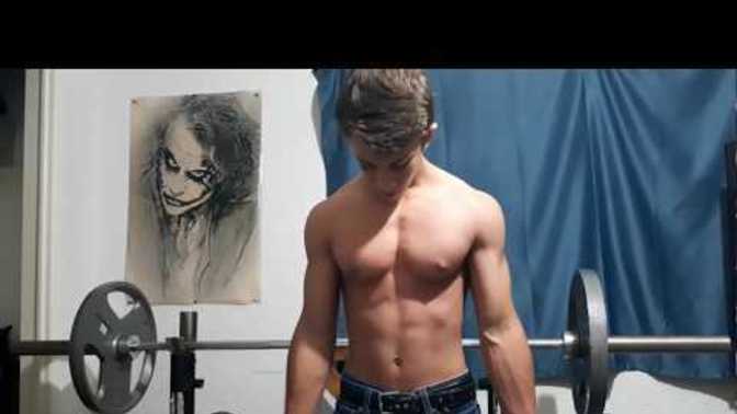 Did this 13 yo boy on YouTube really lift 200 pounds or is he lying?