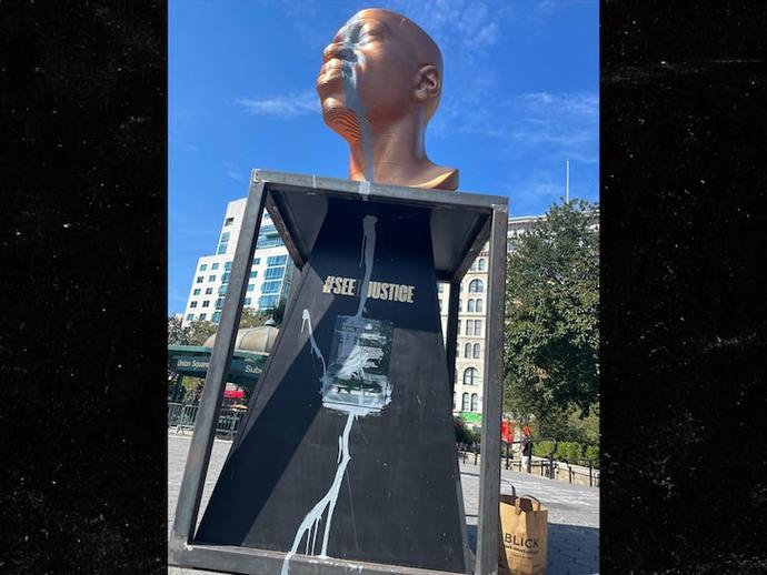 Did this George floyd statue deserve to get vandalized?