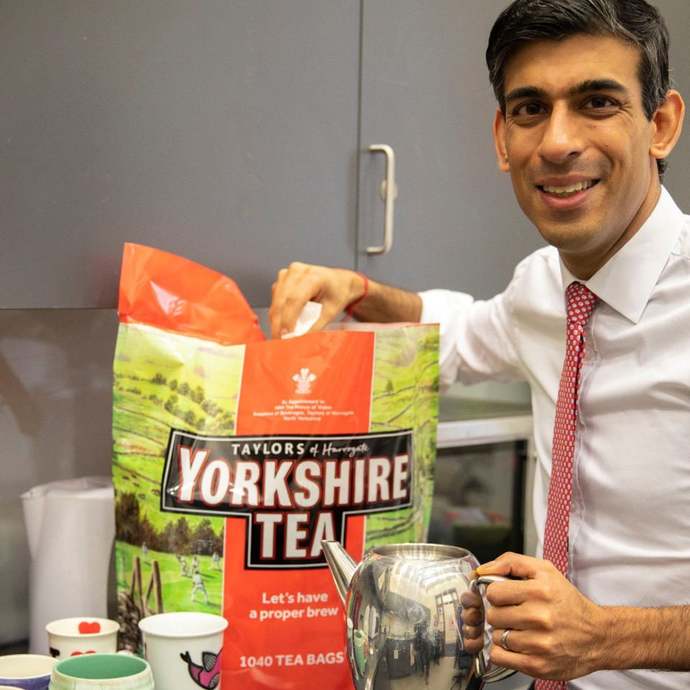 UK Chancellor Rishi Sunak: Gone to pot