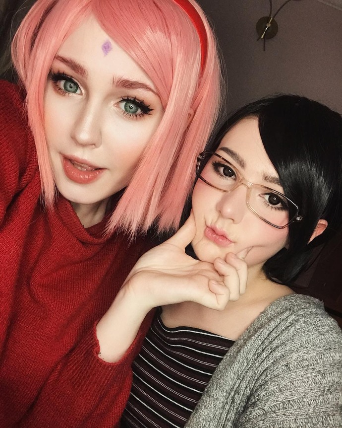 Sakura & Sarada Cosplay