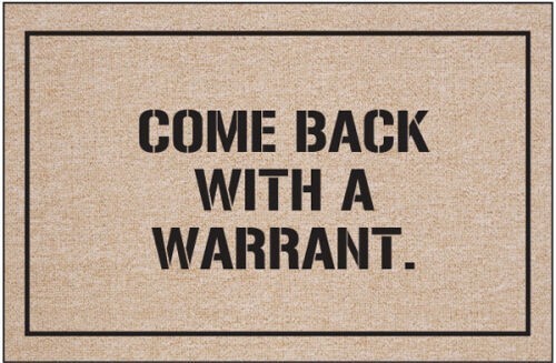 What would your “Welcome” mat say?