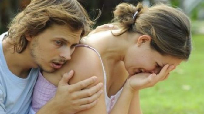 Is it true men tell women to "calm down" when they are freaking out because the man doesn't know what else to say?