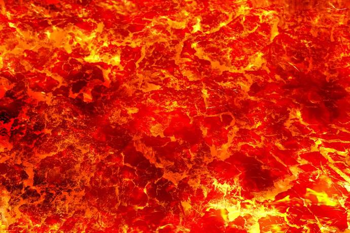 Does rocks float on Lava?
