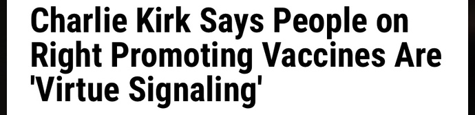 What’s your opinion on Charlie Kirk?