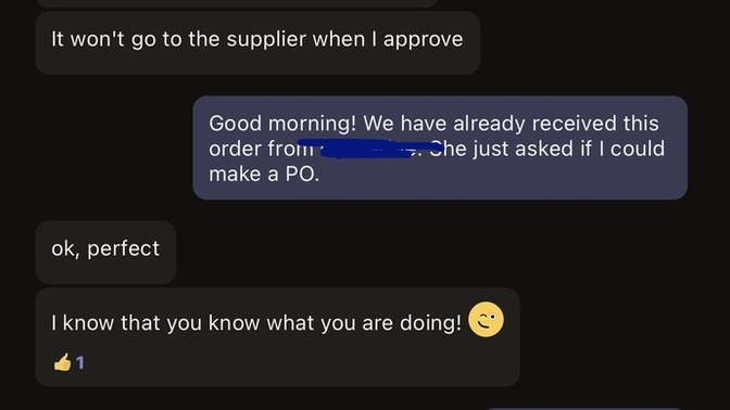 My boss usage of the wink face. does that seem flirty or not? See screenshot?