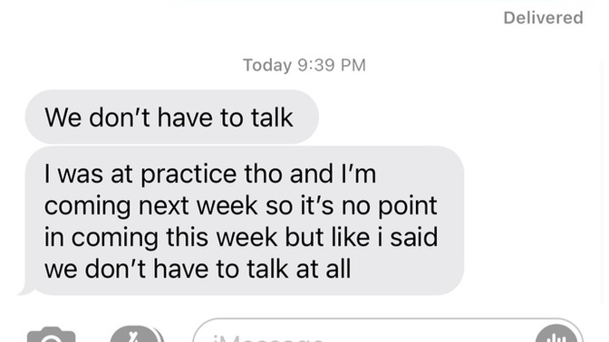 Why would he say this? How should react?