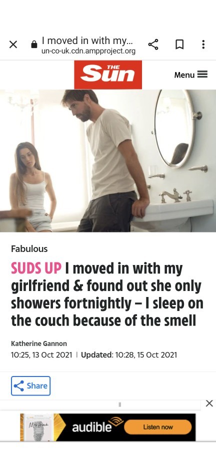 How often do you shower?