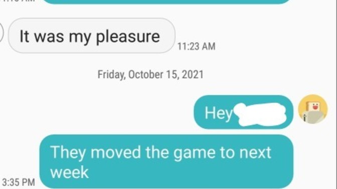Did I come off as desperate in sending the last 2 messages?