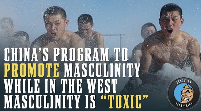 China is now promoting masculinity! while In Canada & Australia to prosecute masculine men,?