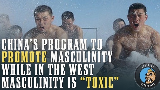 China is now promoting masculinity! while In Canada & Australia to prosecute masculine men,?