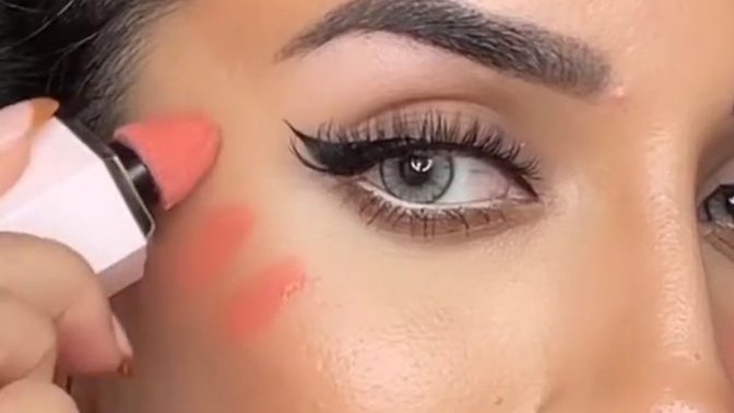 Would you do your blush this way?