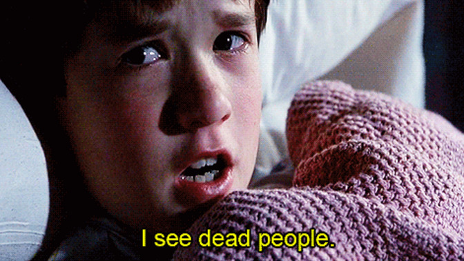 How would you react if a kid told you he “sees dead people”?