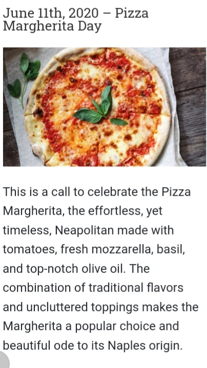 Which of these pizza holidays would you like most ?