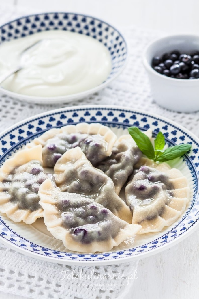 blueberry pierogi