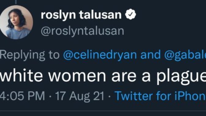 Is it racist to call white women cave b*tches or mean names in general?
