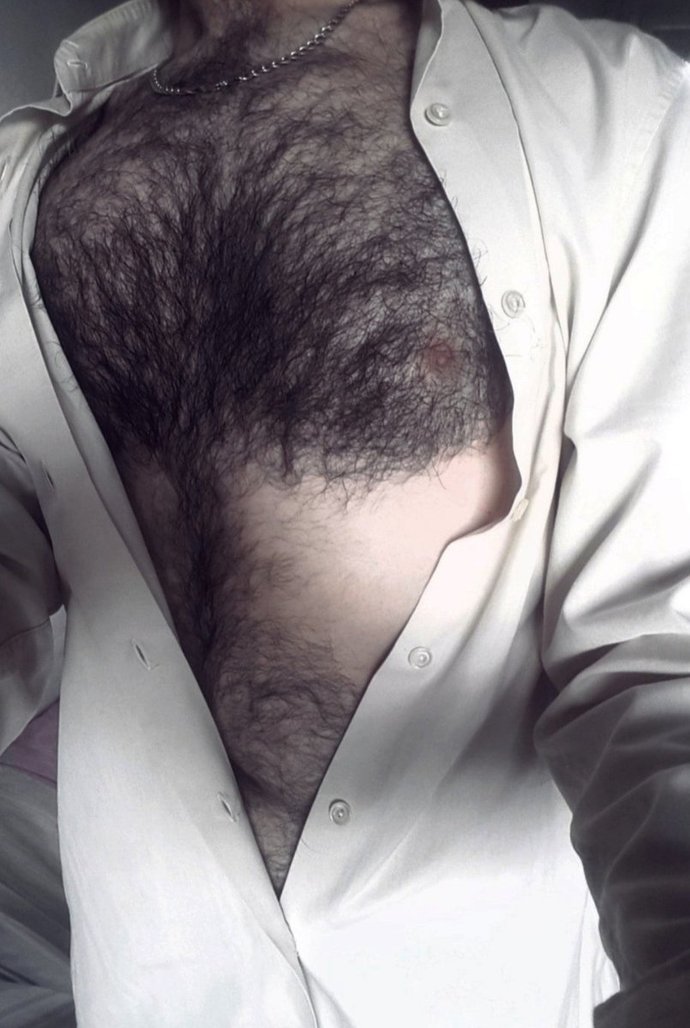 Excessively hairy torso on a man , isnt it a reason to be insecure and self conscious?
