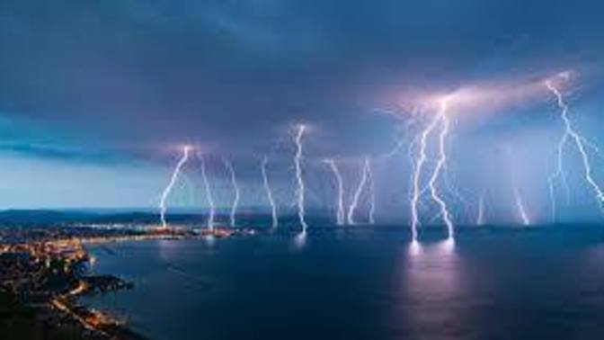 Did you know that lightning strikes happen when god spits on earth?