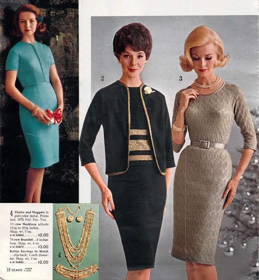 How were natural hourglass shapes so common the 50s and 60s?